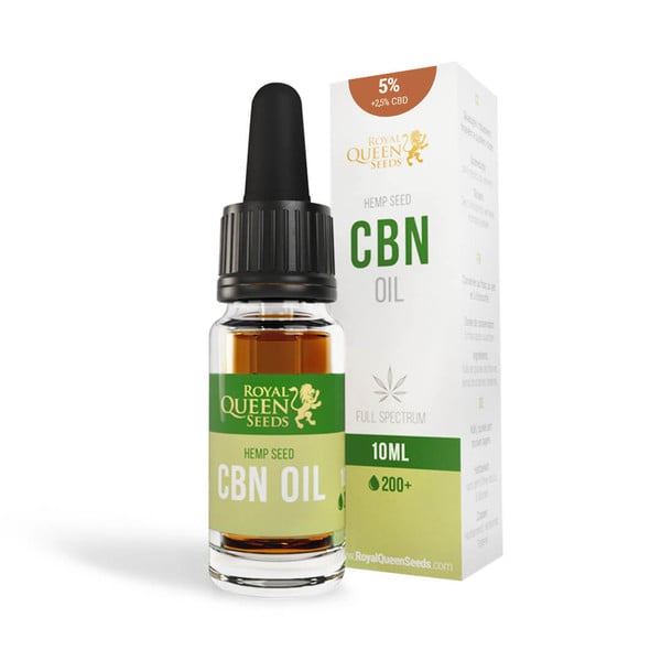 Hemp Seed Oil with CBD (2.5%) and CBN (5%) - Royal Queen Seeds