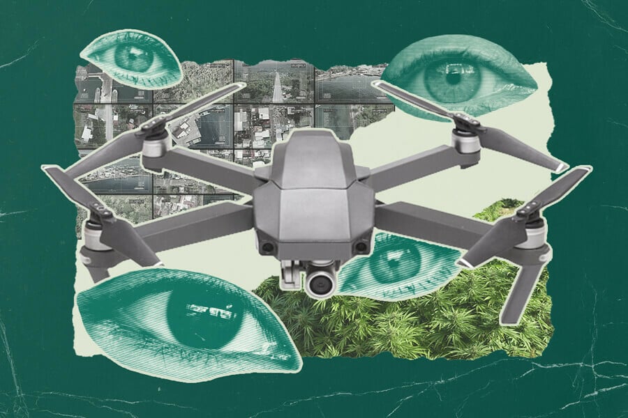 Is Drone Surveillance a Problem for Outdoor Cannabis Cultivation?