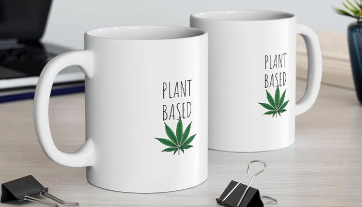 Plant based mug phone